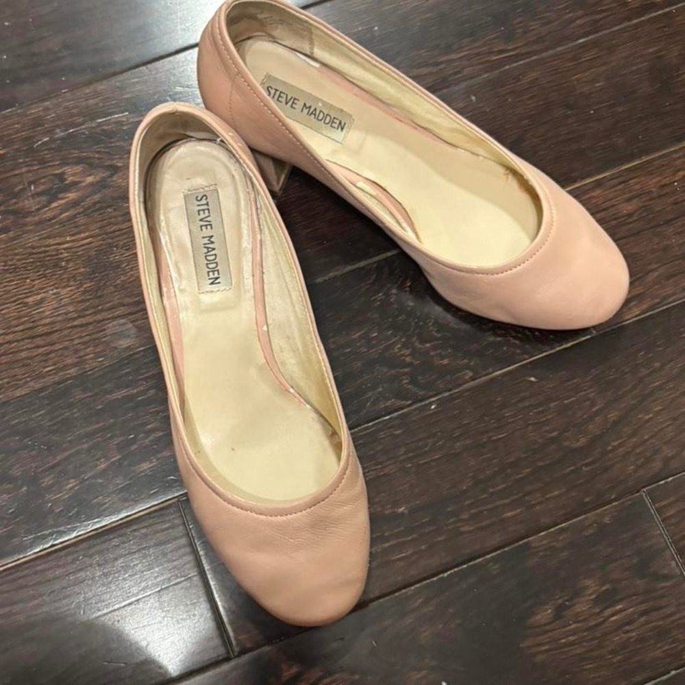 Pink Steve Madden ballet pumps